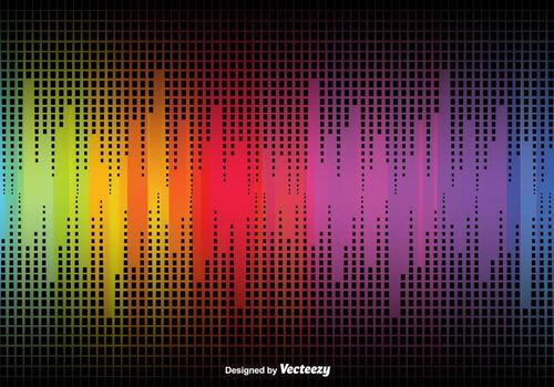 Abstract Background With Rainbow Colors vector