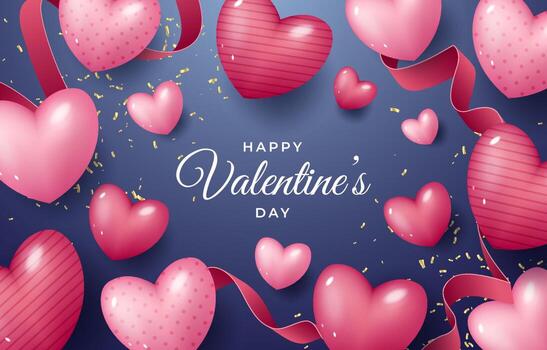 Happy Valentine's Day Background vector